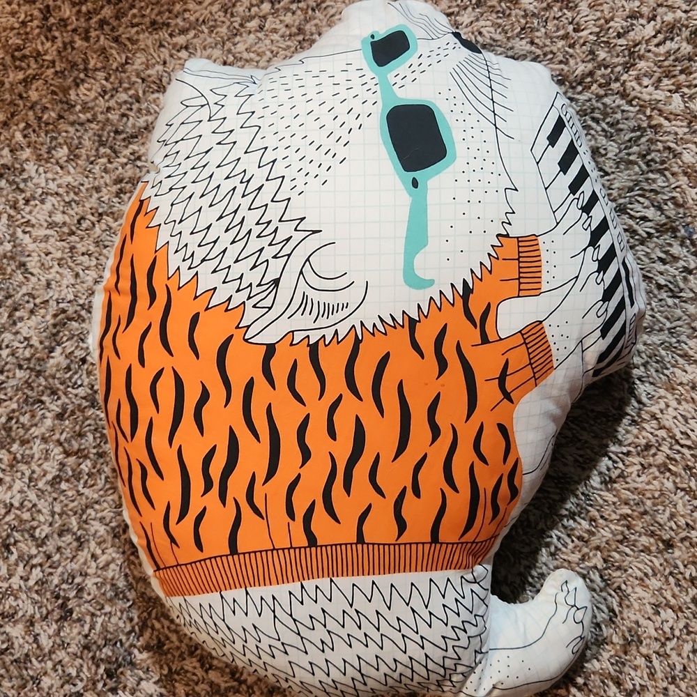 IKEA Hedgehog Playing Keyboard Pillow